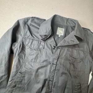 Spiewak Bomber Jacket Mens Size XL Black Full Zip Pockets Utility Cotton Nylon